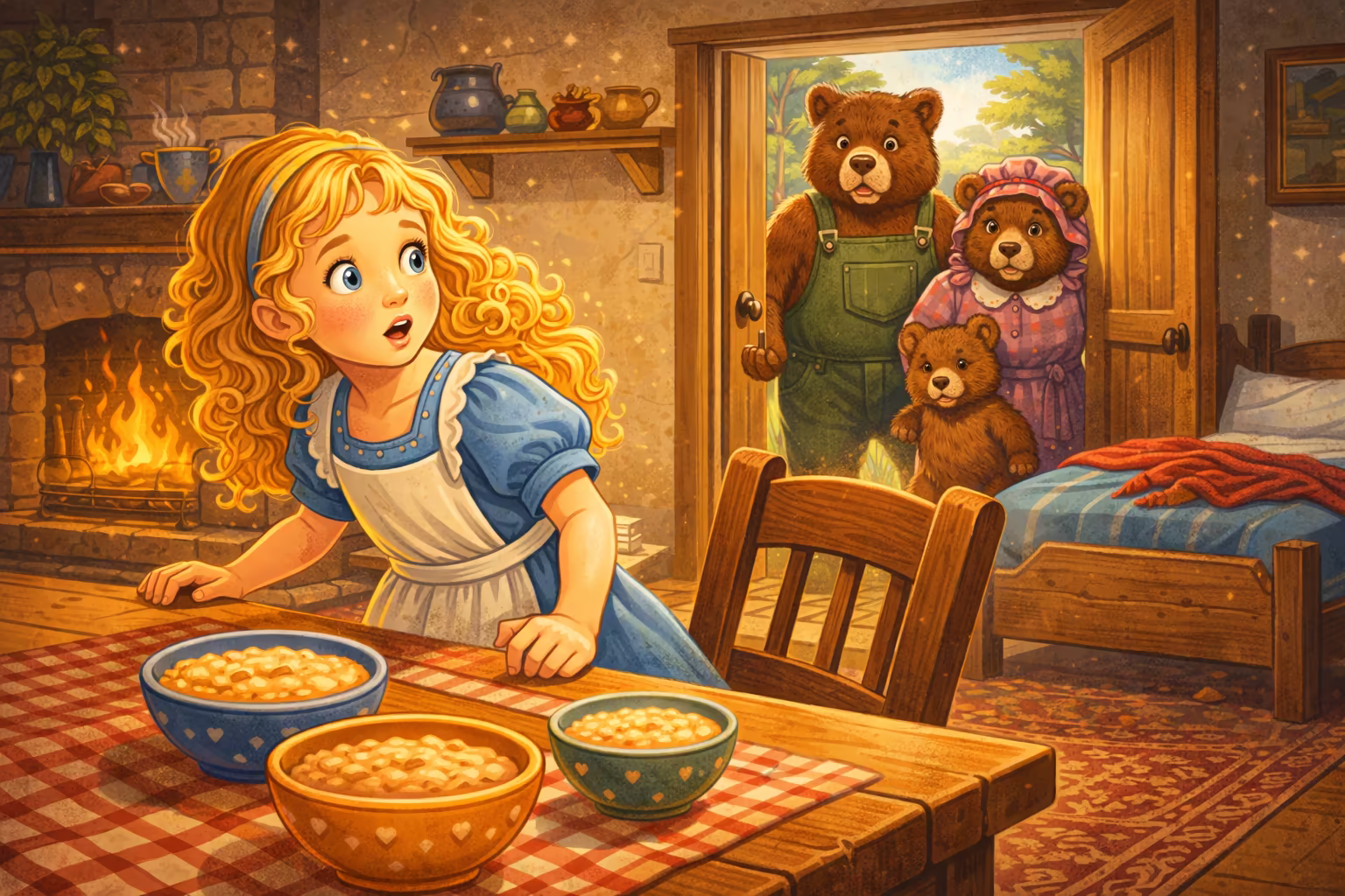 Goldilocks and the Three Bears.