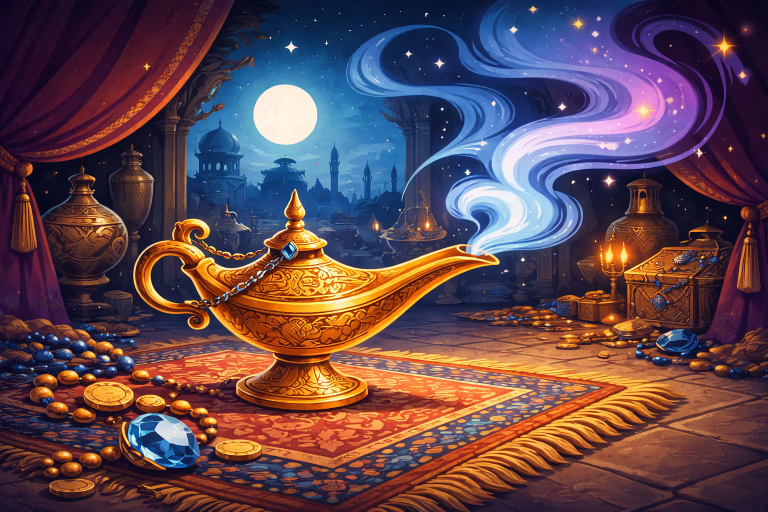 Magic Lamp.